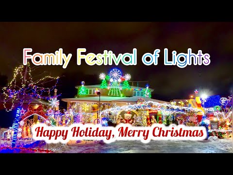 Happy Holiday | Merry Christmas | Family Festival of Lights, Toronto 