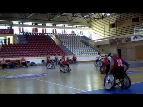 Kerekes kosárlabda 2014.márc.22. DVTK - Törekvés SE (első negyed)