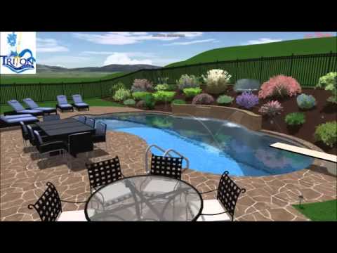 Triton pools  Design with Firepit 973-794-1233
