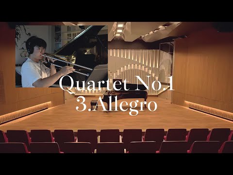 【Trombone/Quartet】Trombone Quartet No.1 3.Allegro Steven Verhelst/WuJunda
