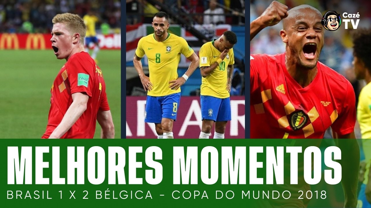 MELHORES MOMENTOS: BRASIL 1 X 2 BÉLGICA | QUARTAS DE FINAL DA COPA DO MUNDO 2018