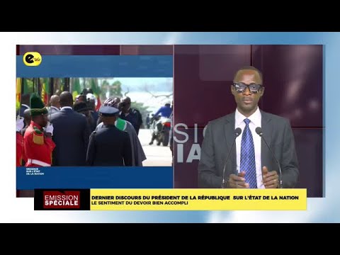 ÉMISSION SPÉCIALE / DERNIER  DISCOURS  DU PRÉSIDENT PATRICE TALON SUR L'ÉTAT DE LA NATION