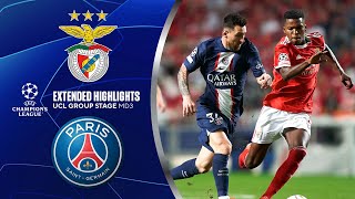 Benfica vs. PSG: Extended Highlights | UCL Group Stage MD 3 | CBS Sports Golazo