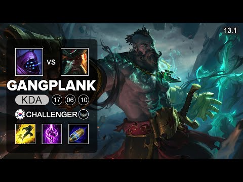 GangPlank vs Jax Top - KR Grandmaster   Patch 13 1 Season 13