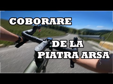 Coborare de la Piatra Arsa cu bicicleta