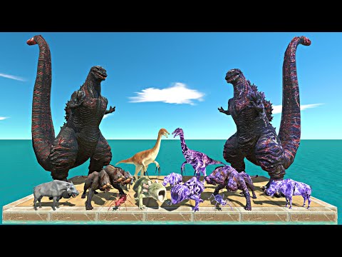 Legendary Electric Battle | Predatory Monsters + Shin Godzilla vs Electric Itself - ARBS