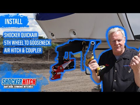 Installing the Shocker Quick Air 5th Wheel to Gooseneck Air Hitch & Coupler