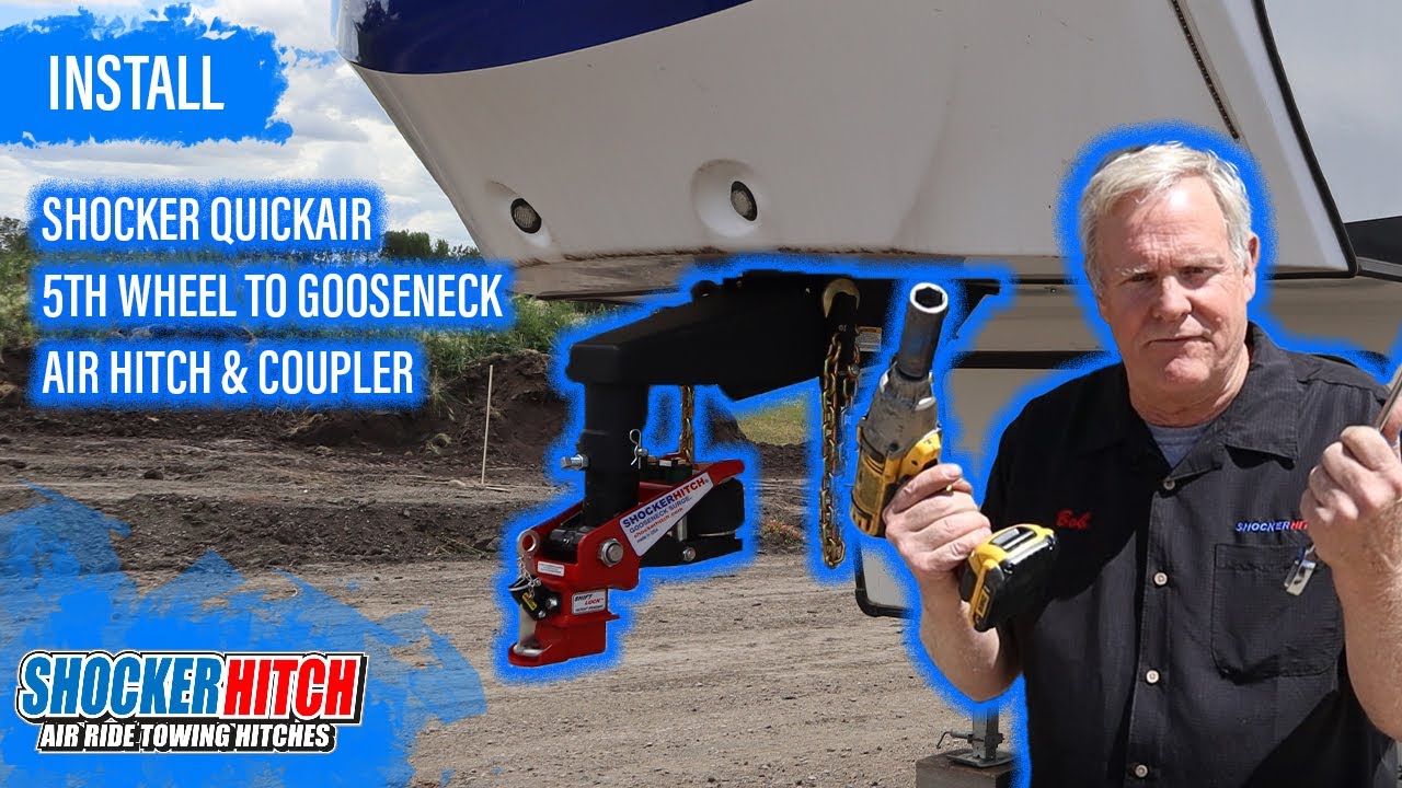 Shocker Quick Air 5th Wheel to Gooseneck conversion installation walkthrough