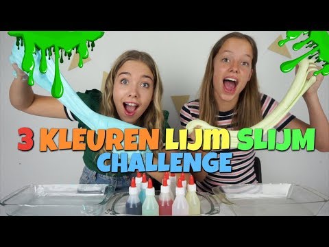 3 KLEUREN LIJM SLIJM CHALLENGE || BEAU - TIFULL