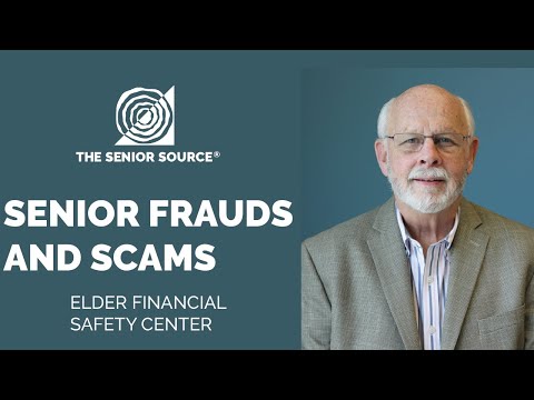 Senior Scams and Frauds - protection and prevention