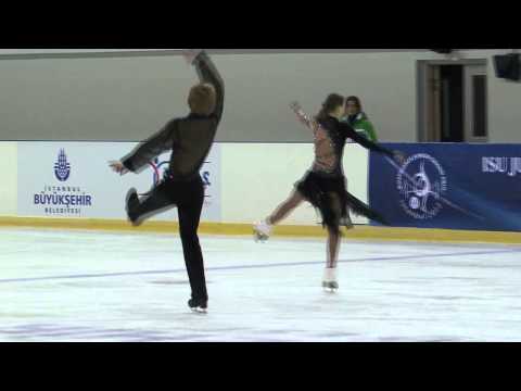 7 K. KAUNATSKAIA / Y. LUKOUSKI (BLR) - ISU JGP Istanbul 2012 Junior Ice Dance Short Dance
