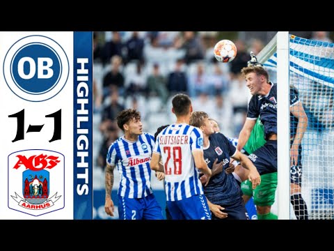 Odense boldklub vs Aarhus GF 1-1 Highlights | 3F SuperLiga 2023 | OB vs AGF