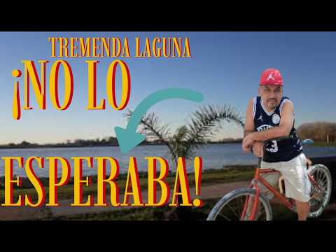 Me fui en bici a la Laguna de San Vicente 🚴‍♂️ ¡Mirá lo que encontré!