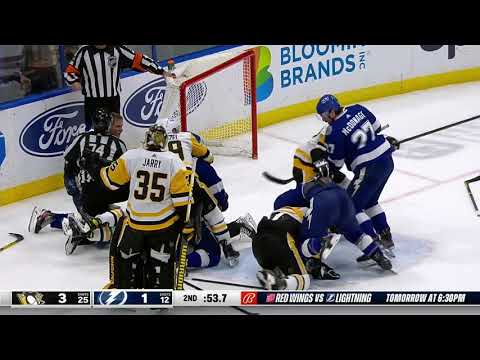 NHL Fight - Penguins @ Lightning - Royal Rumble - 03/03/2022