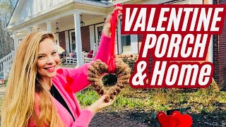 ❤️Valentine Porch Decor Ideas❤️Indoor Valentine Home Decor Tour
