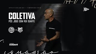 COLETIVA PÓS-JOGO COM RUI DUARTE | ATHLETIC X UBERLÂNDIA