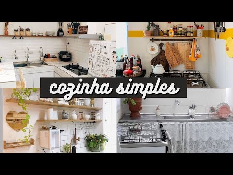 Cozinha simples e bonita - ideia de decoração