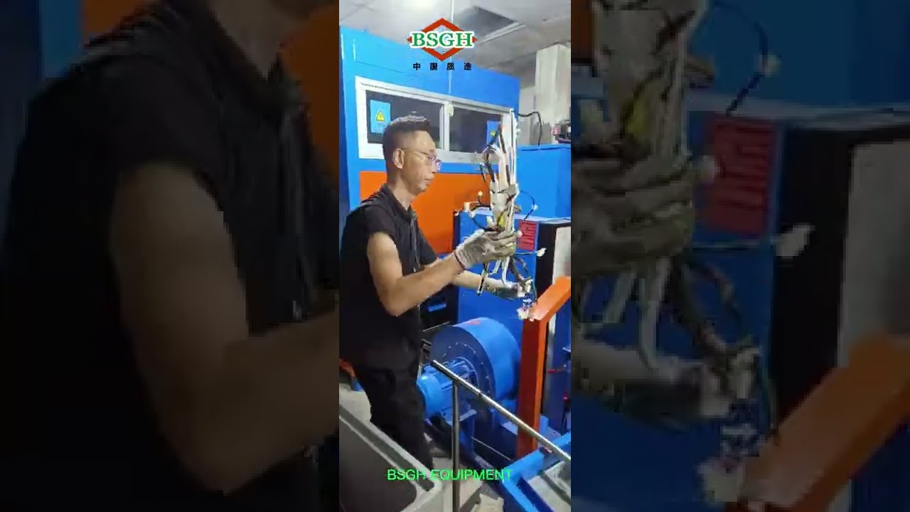 Copper Cable Recycling Machine Crush And Separate Plug Wires Output Brass | BSGH Good Feedback Video