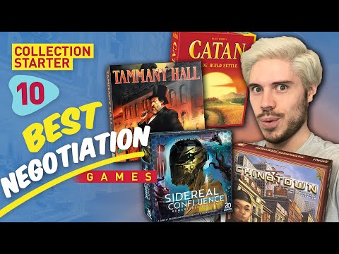 Top 10 Negotiation Board Games | No Rolls Barred