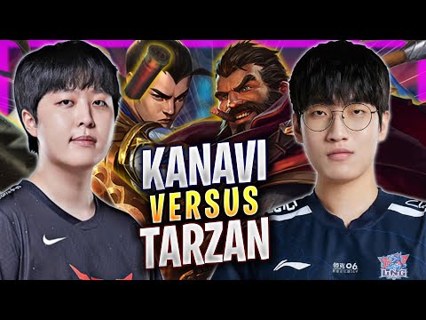 TARZAN vs KANAVI! - LNG Tarzan Plays Graves JUNGLE vs JDG Kanavi Xin Zhao! | Season 2023