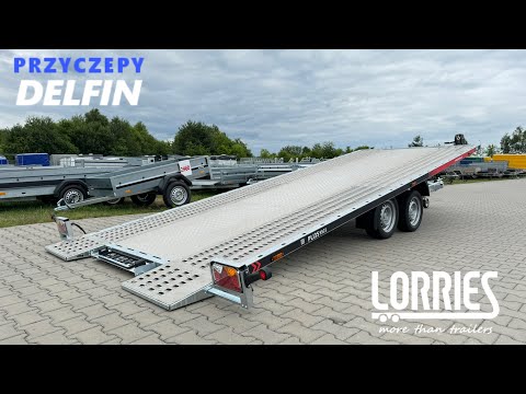 Lorries PLI35-5521 - laweta uchylna | 585 x 216 cm / 3500 kg / 2 osie x 1800 kg / R13C / lampy LED |