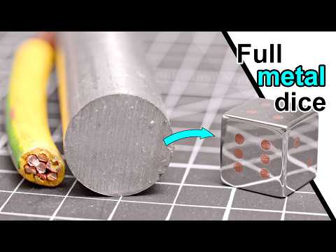 I made a dice from stainless steel and copper cable leftovers