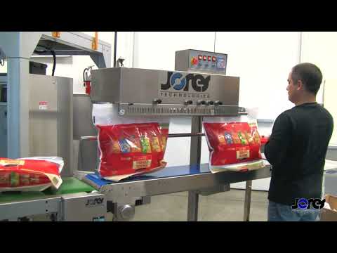 Industrial grade vertical continuous band sealer- jores