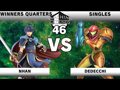 Smashing Grounds 46 - Winners Quarters - Nhan [Marth] v Dedecchi [Samus]
