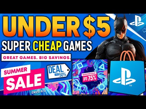 PSN SUMMER SALE 2022 - 12 AWESOME PSN Game Deals UNDER $5 Right Now SUPER CHEAP PS4 Games on Sale!