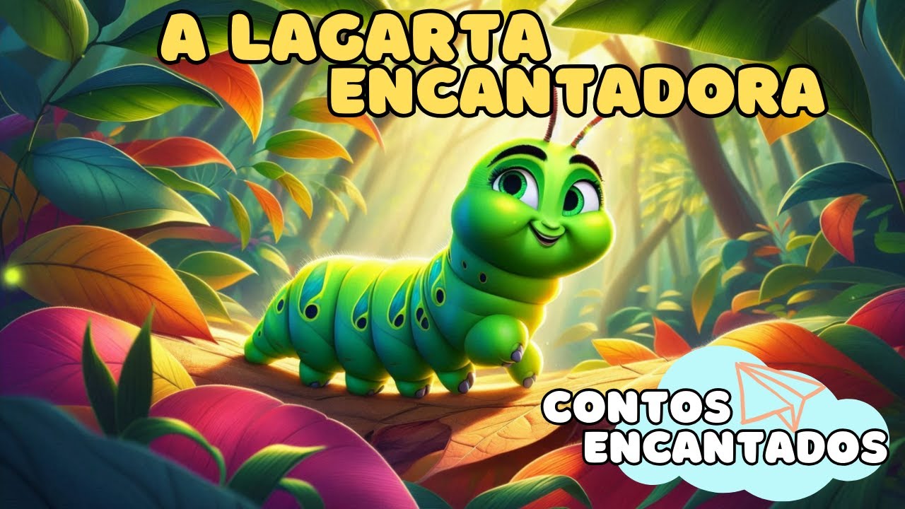 A LAGARTA ENCANTADORA - Conto Infantil | #historiainfantil #historia #historinha