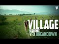 Before After Village Destruction FX Thangalaan VFX Shot Reveal