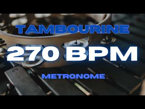 270 BPM - Tambourine Metronome