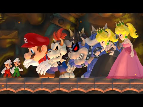 New Super Mario Bros Wii - Top 5 Final Boss Hacks