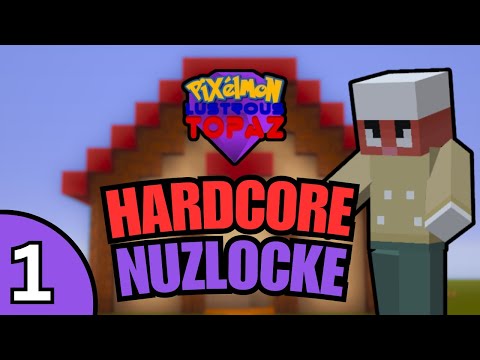 The Adventure Begins! Pixelmon Lustrous Topaz Blind Hardcore Nuzlocke