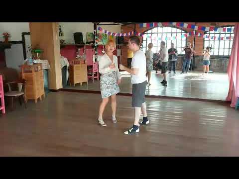 reverse throw out with follower redirection double turn