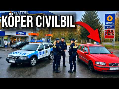 VI KÖPER EN GAMMAL CIVILPOLISBIL FÖR 2000 KR - [VLOGG #852]