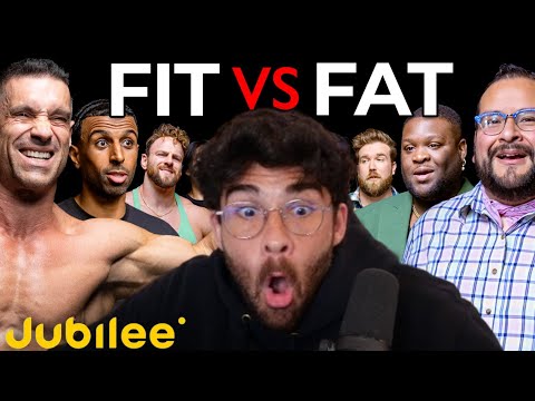 Is Being Fat A Choice? Fit Men vs Fat Men | Hasanabi reacts to Jubilee (Middle Ground)
