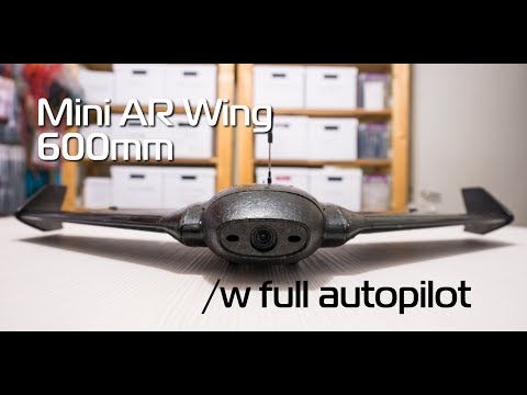 Sonicmodell Mini AR Wing 600mm FPV racer - well designed, tough, and cheap...