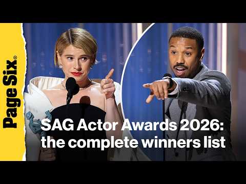 SAG Actor Awards 2026: the complete winners list