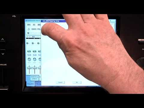 Korg Kronos Music Workstation Video Manual Part 4- Sequencer Mode