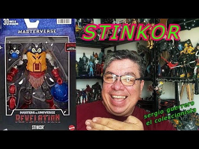 Vídeo relacionado con Masters of the Universe Revelation Stinkor figura de acción, muñeco articulado de juguete (Mattel HDR36)