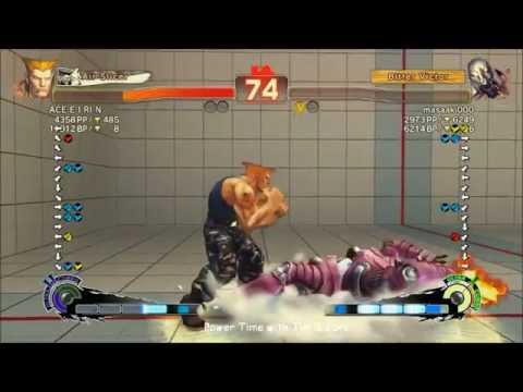 SSF4 AE 2012: ACE E I RI N (Guile) vs masaaki000 (Seth) - Xbox Live Match