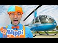 Blippi Flies In A Helicopter Learn Helicopters For Children Fun Educational Videos For Kids