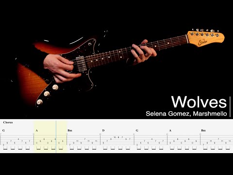 Wolves - Selena Gomez, Marshmello (Guitar Cover with TABS).