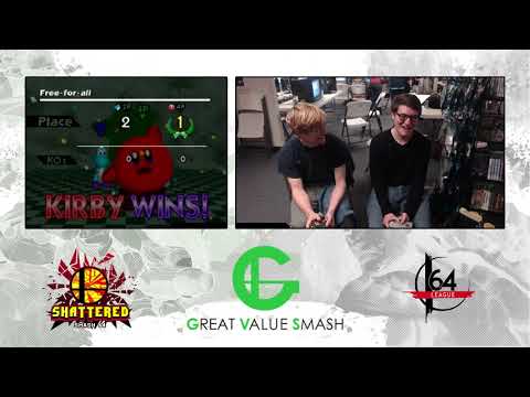 Smash 64: Hotline (Yoshi) V Spongy (Kirby) - Shattered 92 Tourney