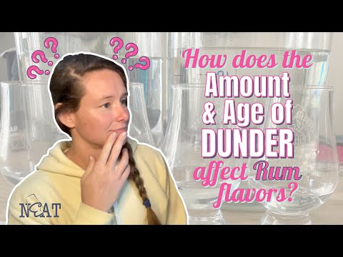 How DUNDER Amount & Age Impact RUM Flavors!