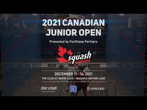 Squash Canada @ White Oaks (Glass Court) Day 4