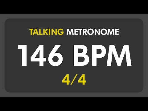 146 BPM - Talking Metronome (4/4)