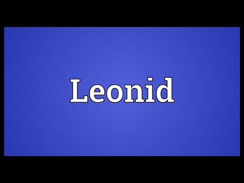 Leonid Meaning