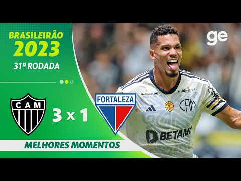 Gols e lances de Atlético Mineiro x Fortaleza